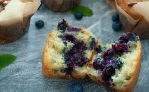 Áfonyás muffin