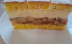 Almás krémes pite