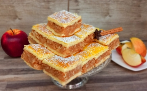 Omlós almás pite