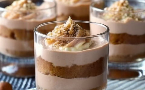 Nutellás tiramisu pohárkrém