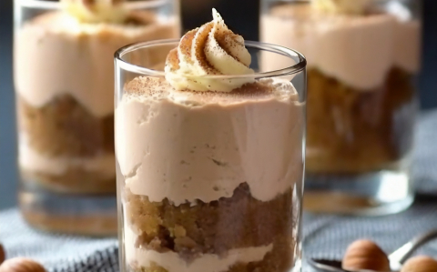 Nutellás tiramisu pohárkrém