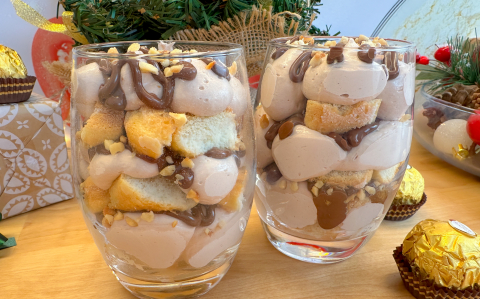 Ferrero rocher pohárkrém