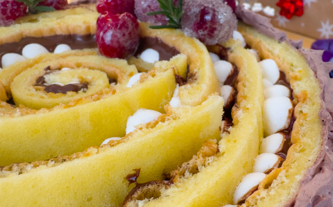 Karácsonyi spiráltorta