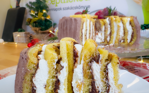 Karácsonyi spiráltorta
