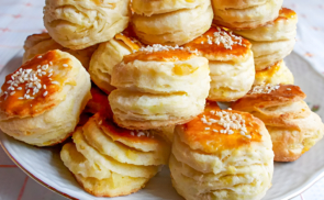 Hajtogatott krumplis pogácsa