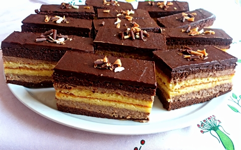 Praliné szelet