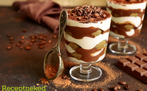 Csokis tiramisu pohárdesszert