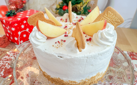 Almás-tiramisu torta