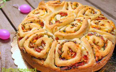 Sós csiga torta