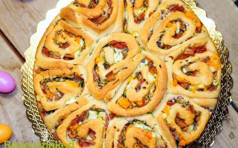 Sós csiga torta