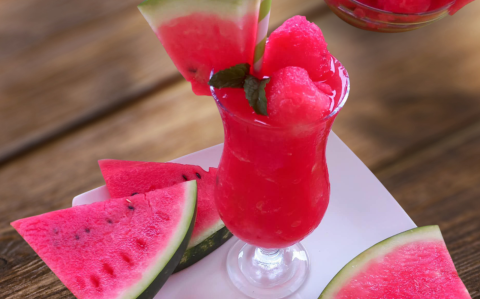 Hűsítő görögdinnyés sorbet