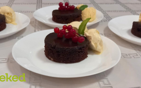 Duplán csokis brownie