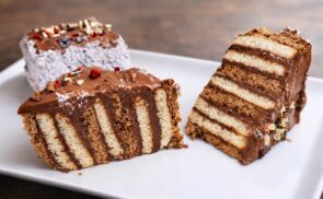 Csokis keksztorta